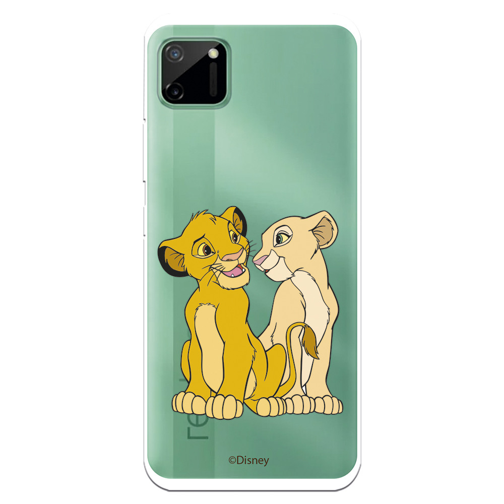 Case Voor Realme C Offici Le Disney Simba En Nala Silhouette The