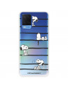 Funda para Oppo A55 4G Oficial de Peanuts Snoopy rayas - Snoopy