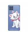 Funda para Samsung Galaxy M32 Oficial de Disney Marie Silueta - Los Aristogatos