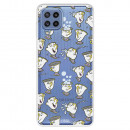 Funda para Samsung Galaxy M32 Oficial de Disney Chip Potts Siluetas - La Bella y la Bestia