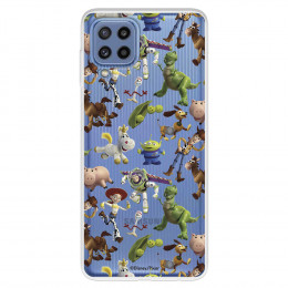 Funda para Samsung Galaxy M32 Oficial de Disney Muñecos Toy Story Siluetas - Toy Story