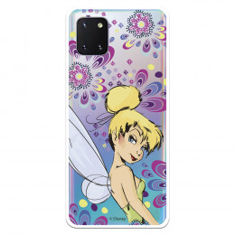 Funda para Samsung Galaxy Note10 Lite Oficial de Disney Campanilla Flores - Peter Pan