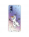 Funda para Vivo Y72 5G Oficial de Disney Olaf Transparente - Frozen