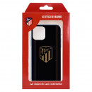 Funda para Samsung Galaxy S21 FE del Atleti Escudo Dorado Fondo Negro - Licencia Oficial Atlético de Madrid