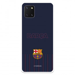 Fundaara Samsung Galaxy Note10 Lite del Barcelona Barsa Fondo Azul - Licencia Oficial FC Barcelona