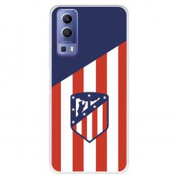 Fundaara Vivo Y72 5G del Atleti Escudo Fondo Atletico - Licencia Oficial Atlético de Madrid