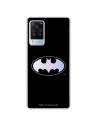 Funda para Vivo X60 Pro Oficial de DC Comics Batman Logo Transparente - DC Comics