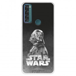 Funda para TCL 20 SE Oficial de Star Wars Darth Vader Fondo negro - Star Wars