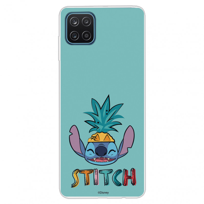 Funda para Samsung Galaxy M12 Oficial de Disney Stitch Hawaiano - Lilo & Stitch