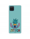 Funda para Samsung Galaxy M12 Oficial de Disney Stitch Hawaiano - Lilo & Stitch