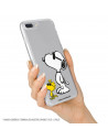 Funda para Samsung Galaxy M12 Oficial de Peanuts Woodstock y Snoopy Posado - Snoopy