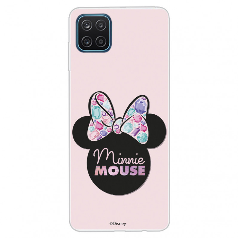 Funda para Samsung Galaxy M12 Oficial de Disney Minnie Pink Shadow - Clásicos Disney