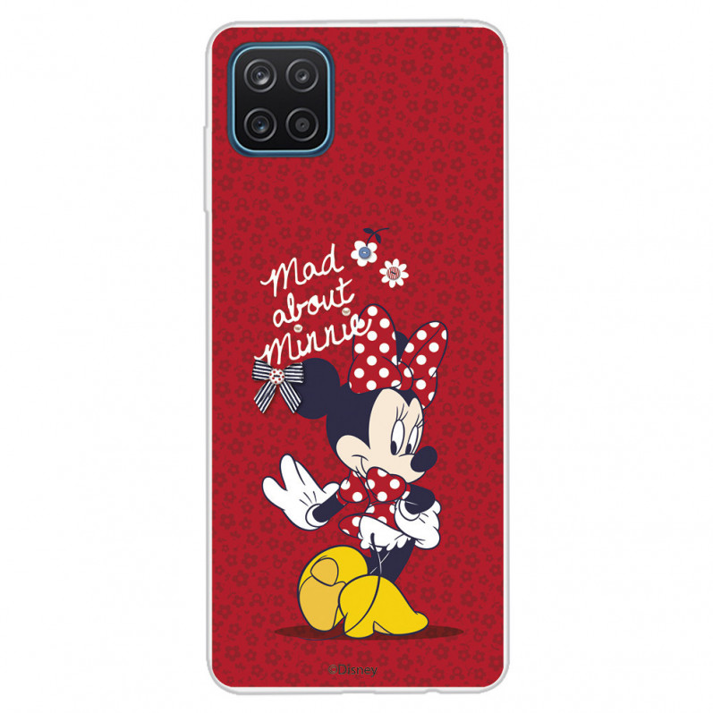 Funda para Samsung Galaxy M12 Oficial de Disney Minnie Mad About - Clásicos Disney