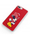 Funda para Samsung Galaxy M12 Oficial de Disney Minnie Mad About - Clásicos Disney