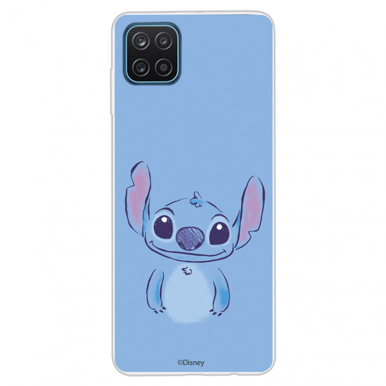 Funda para Samsung Galaxy M12 Oficial de Disney Stitch Azul - Lilo & Stitch