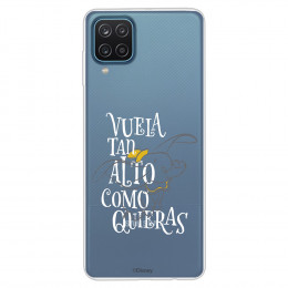 Funda para Samsung Galaxy M12 Oficial de Disney Dumbo Vuela tan Alto - Dumbo