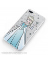 Funda para Samsung Galaxy M12 Oficial de Disney Elsa Transparente - Frozen