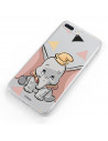 Funda para Samsung Galaxy M12 Oficial de Disney Dumbo Silueta Transparente - Dumbo