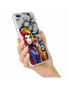 Funda para Samsung Galaxy M12 Oficial de Disney Madrastra Silueta manzana - Blancanieves