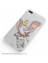 Funda para Samsung Galaxy M12 Oficial de Disney Dumbo Volador transparente - Dumbo