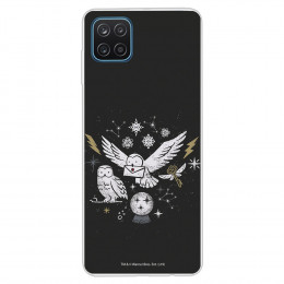 Funda para Samsung Galaxy M12 Oficial de Harry Potter Lechuzas Silueta - Harry Potter