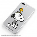 Funda para Samsung Galaxy M12 Oficial de Peanuts Woodstock y Snoopy silueta - Snoopy