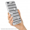 Funda para Samsung Galaxy M12 Oficial de Peanuts Snoopy rayas - Snoopy