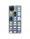 Funda para Samsung Galaxy M12 Oficial de Star Wars Patrón Cascos - Star Wars