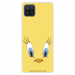 Funda para Samsung Galaxy M12 Oficial de Warner Bros Piolín Fondo Amarillo - Looney Tunes