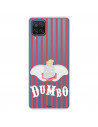 Funda para Samsung Galaxy M12 Oficial de Disney Dumbo Rayas Circo - Dumbo