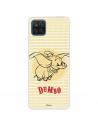 Funda para Samsung Galaxy M12 Oficial de Disney Dumbo Fondo Amarillo - Dumbo