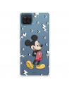 Funda para Samsung Galaxy M12 Oficial de Disney Mickey Classic Pattern - Clásicos Disney