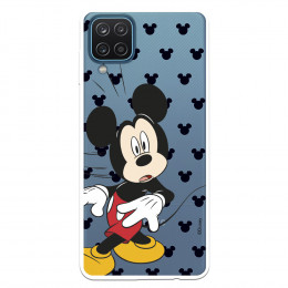 Funda para Samsung Galaxy M12 Oficial de Disney Mickey Sorprendido - Clásicos Disney