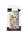 Funda para iPhone XR Oficial de Disney Mickey y Minnie Patrón Retro Premium - Clásicos Disney