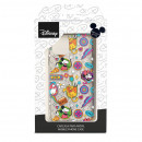 Funda para iPhone 13 Oficial de Disney Mickey y Minnie Patrón Retro Premium - Clásicos Disney