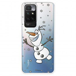 Funda para Xiaomi Redmi 10 Oficial de Disney Olaf Transparente - Frozen