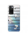 Funda para Xiaomi Redmi 10 Oficial de Peanuts Snoopy rayas - Snoopy