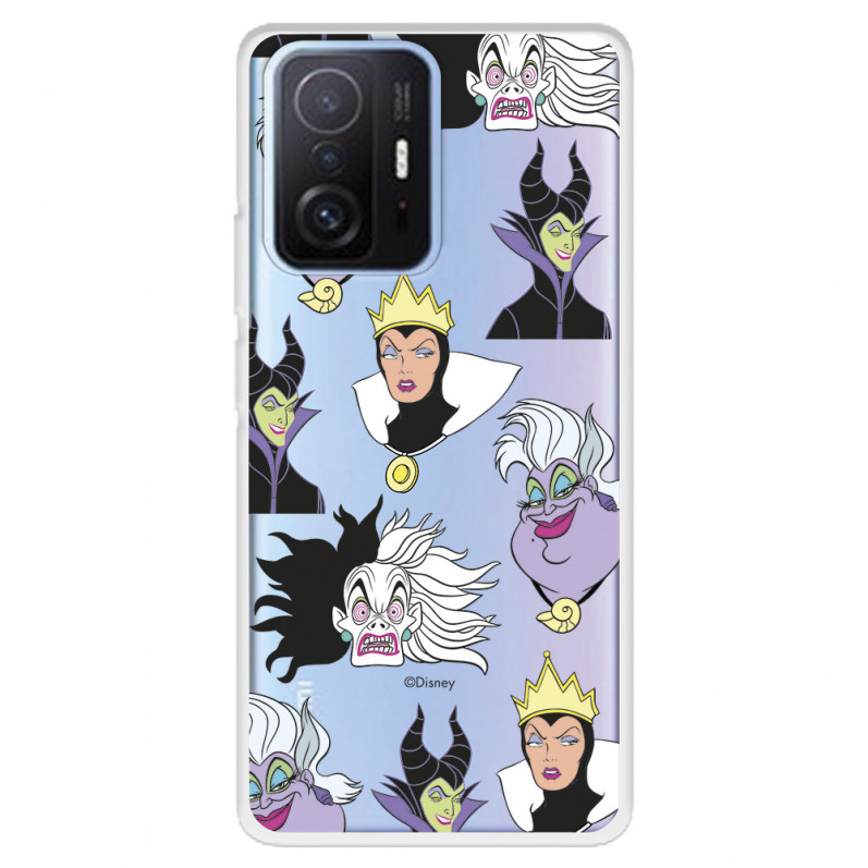 Funda para Xiaomi 11T Oficial de Disney Villanas Patrón - Villanas Disney