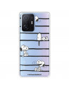 Funda para Xiaomi 11T Oficial de Peanuts Snoopy rayas - Snoopy