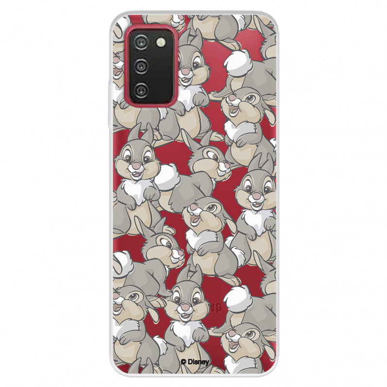 Funda para Samsung Galaxy A03s Oficial de Disney Tambor Patrones - Bambi