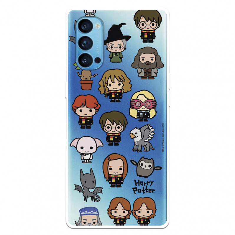 Funda para Oppo Reno4 5G Oficial de Harry Potter Personajes Iconos - Harry Potter