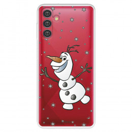 Funda para Samsung Galaxy A13 5G Oficial de Disney Olaf Transparente - Frozen