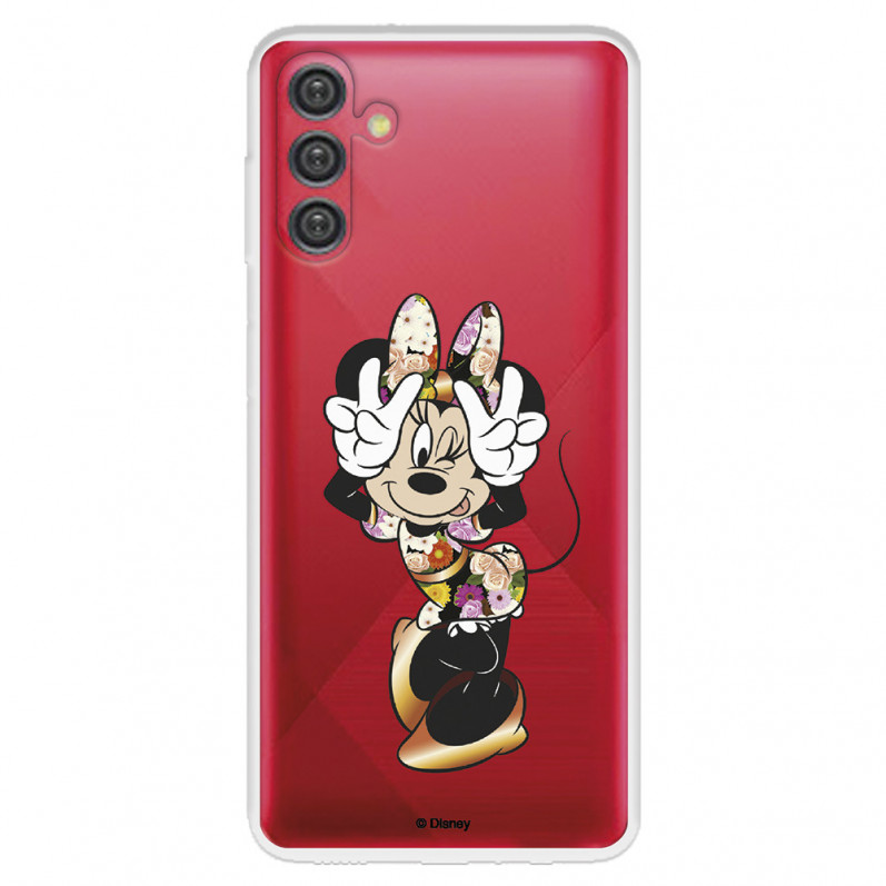 Funda para Samsung Galaxy A13 5G Oficial de Disney Minnie Posando - Clásicos Disney