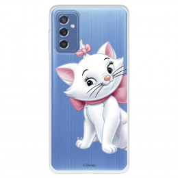 Funda para Samsung Galaxy M52 5G Oficial de Disney Marie Silueta - Los Aristogatos