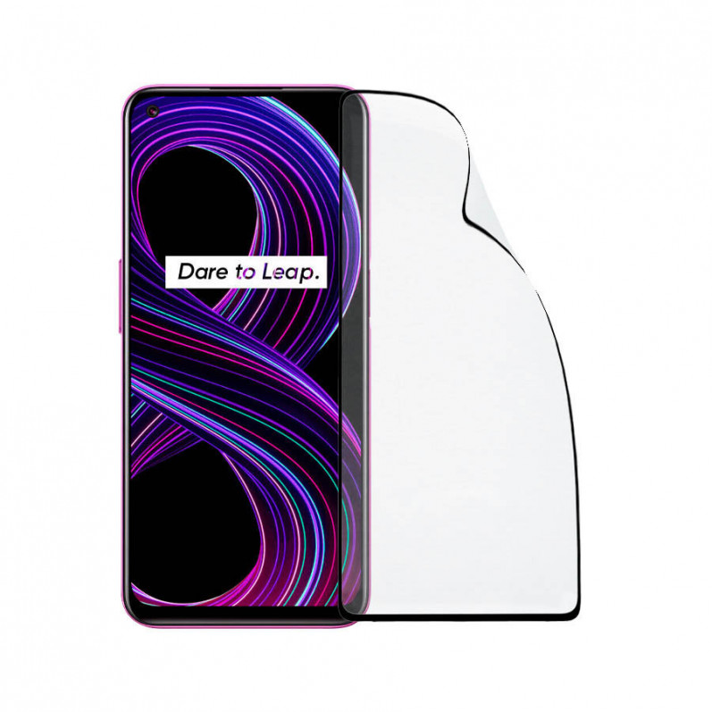 Unzerbrechliches, vollständig gehärtetes Glas für Realme 8i