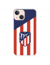 Funda para iPhone 13 Mini del Atleti Escudo Fondo Atletico - Licencia Oficial Atlético de Madrid