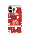 Funda para iPhone 13 Pro del Atleti Coraje y corazón - Licencia Oficial Atlético de Madrid