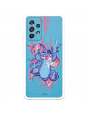 Funda para Samsung Galaxy A52S 5G Oficial de Disney Stitch Graffiti - Lilo & Stitch