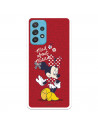 Funda para Samsung Galaxy A52S 5G Oficial de Disney Minnie Mad About - Clásicos Disney