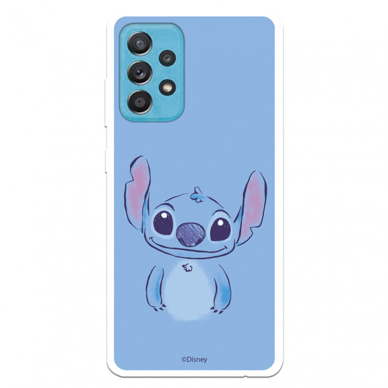 Funda para Samsung Galaxy A52S 5G Oficial de Disney Stitch Azul - Lilo & Stitch